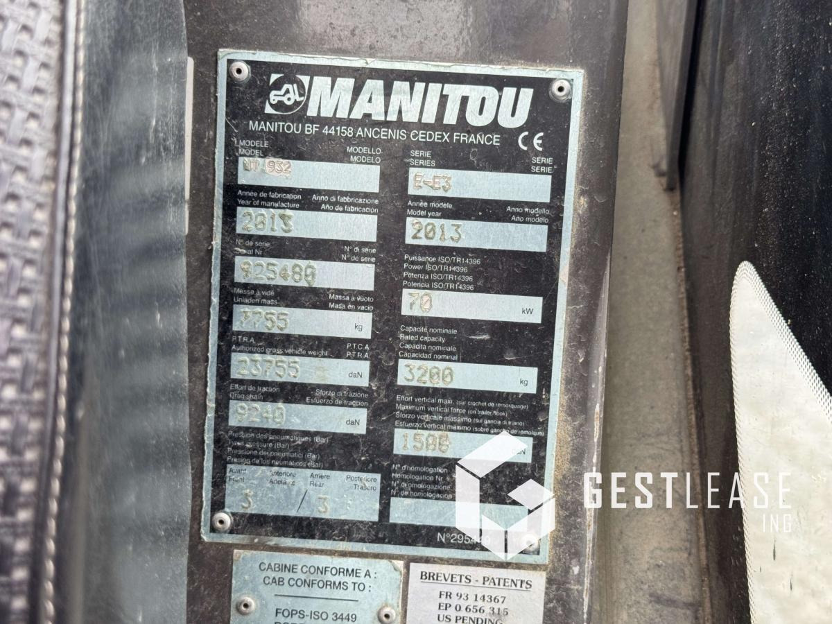 Forklift medan kasar Manitou MT932: gambar 10