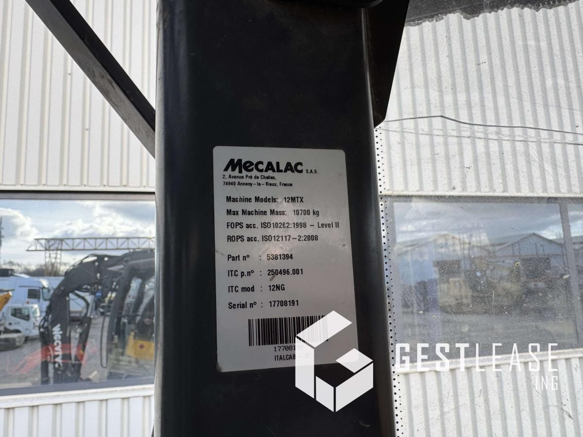 Ekskavator roda Mecalac 12 MTX: gambar 20