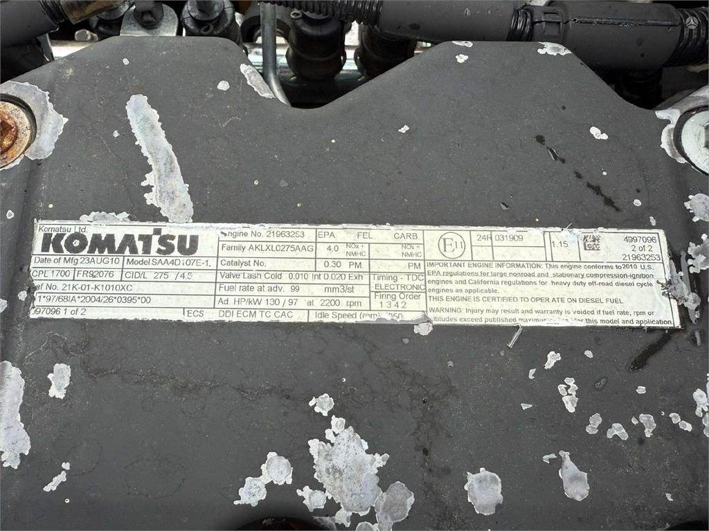 Ekskavator perayap Komatsu PC 190 LC-8: gambar 17