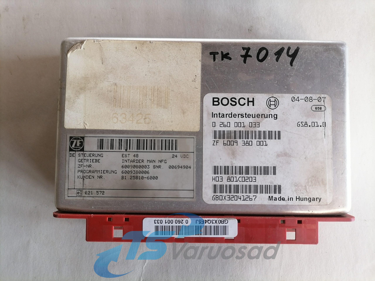 MAN ECU, Ret 81258106000 - ECU untuk Truk: gambar 2 MAN ECU, Ret 81258106000 - ECU untuk Truk: gambar 2