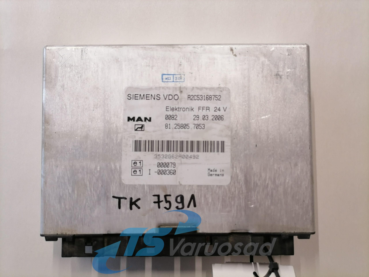 MAN Ecu, FFR 81258057053 - ECU untuk Truk: gambar 1 MAN Ecu, FFR 81258057053 - ECU untuk Truk: gambar 1