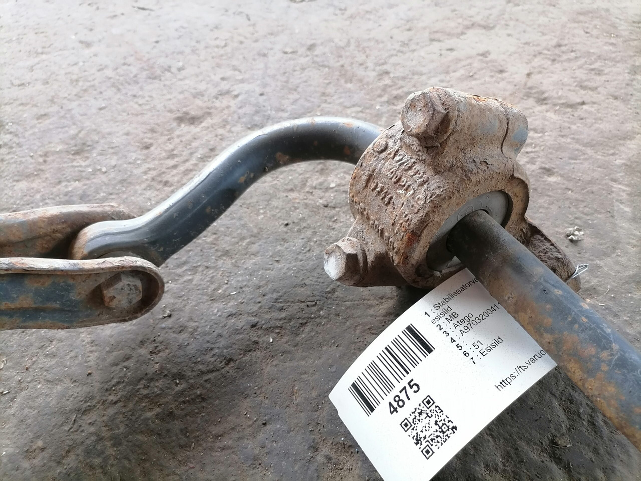 MB Anti-roll bar A9703200411 - Bar anti-gulung untuk Truk: gambar 5 MB Anti-roll bar A9703200411 - Bar anti-gulung untuk Truk: gambar 5