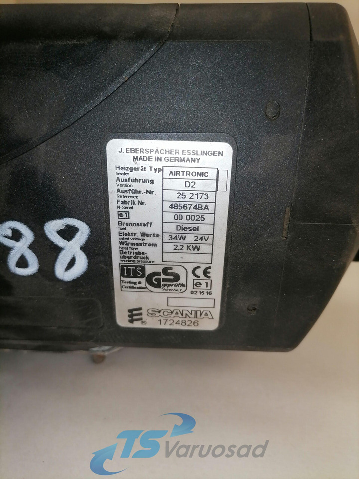 Scania Auxiliary heater 1724826 - Pemanasan/ Ventilasi untuk Truk: gambar 3 Scania Auxiliary heater 1724826 - Pemanasan/ Ventilasi untuk Truk: gambar 3