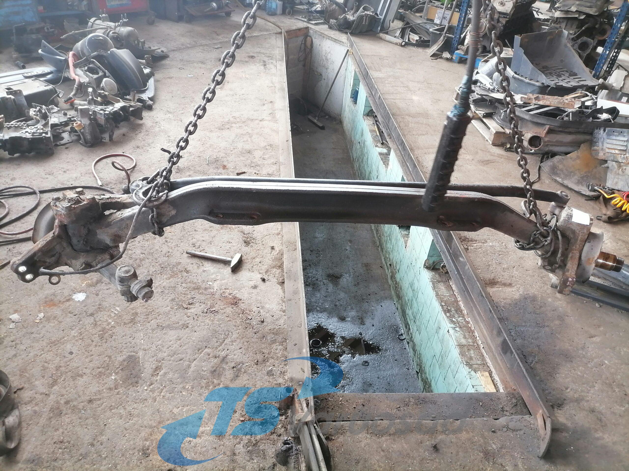 Scania Axel housing 1394399 - As roda depan untuk Truk: gambar 1 Scania Axel housing 1394399 - As roda depan untuk Truk: gambar 1