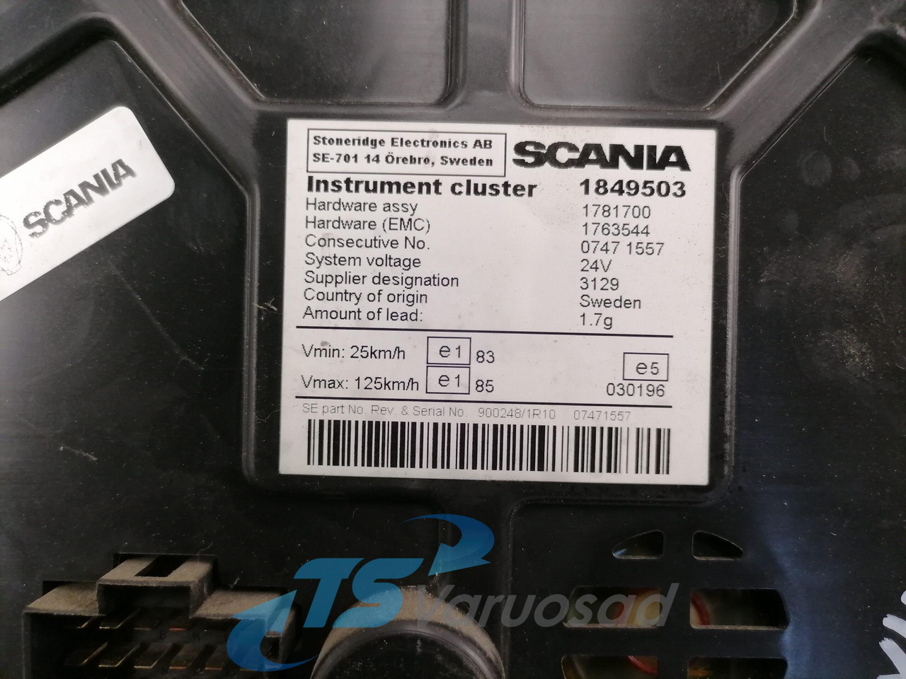 Scania Dashboard 1849503 - Dasbor untuk Truk: gambar 3 Scania Dashboard 1849503 - Dasbor untuk Truk: gambar 3