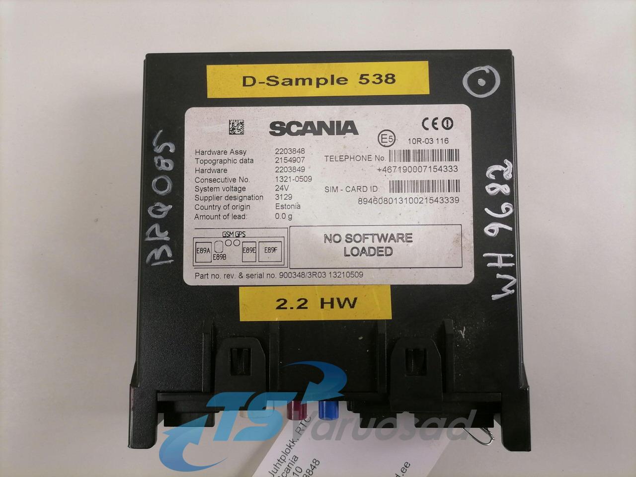 Scania Juhtplokk, RTC 2203848 - ECU untuk Truk: gambar 2 Scania Juhtplokk, RTC 2203848 - ECU untuk Truk: gambar 2