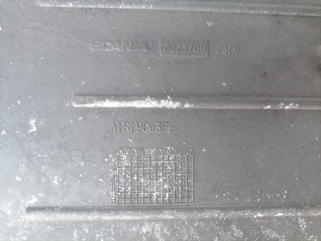Scania Oil sump 2023780 - Wajan minyak untuk Truk: gambar 3 Scania Oil sump 2023780 - Wajan minyak untuk Truk: gambar 3