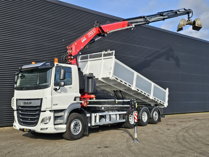 DAF CF 530 8x4-4 / FASSI 27.5 t/m CRANE + TIPPER - Truk derek: gambar 1 DAF CF 530 8x4-4 / FASSI 27.5 t/m CRANE + TIPPER - Truk derek: gambar 1
