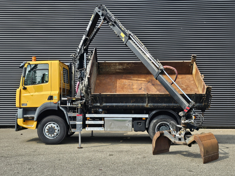 DAF CF 75.250 4X4 / HIAB CRANE + TIPPER / MANUAL / SPRING - Truk jungkit, Truk derek: gambar 3 DAF CF 75.250 4X4 / HIAB CRANE + TIPPER / MANUAL / SPRING - Truk jungkit, Truk derek: gambar 3