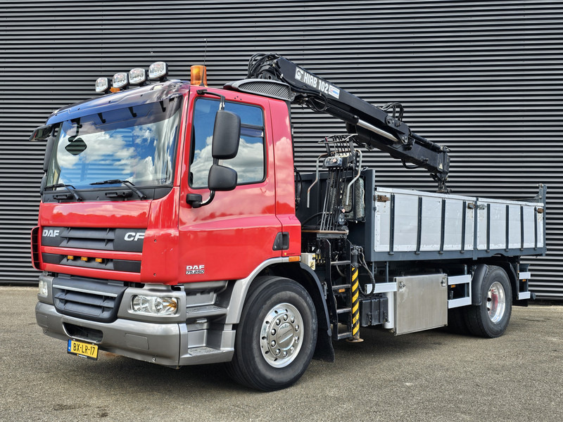 DAF CF 75.250 / HIAB CRANE + TIPPER - Truk jungkit, Truk derek: gambar 3 DAF CF 75.250 / HIAB CRANE + TIPPER - Truk jungkit, Truk derek: gambar 3