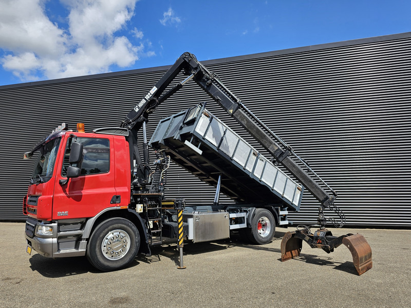 DAF CF 75.250 / HIAB CRANE + TIPPER - Truk jungkit, Truk derek: gambar 2 DAF CF 75.250 / HIAB CRANE + TIPPER - Truk jungkit, Truk derek: gambar 2