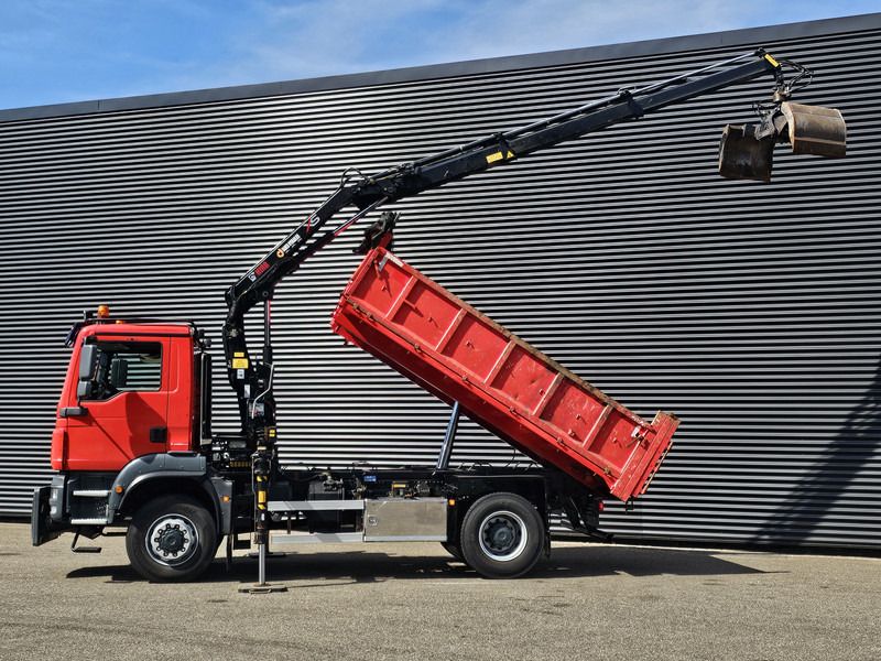 MAN TGM 18.250 / 4X4 / EEV / HIAB CRANE + TIPPER / SPRING - Truk jungkit, Truk derek: gambar 2 MAN TGM 18.250 / 4X4 / EEV / HIAB CRANE + TIPPER / SPRING - Truk jungkit, Truk derek: gambar 2