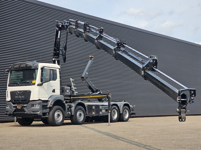 MAN TGS 35.470 8X4 BB / HIAB CRANE + HOOKLIFT - Truk derek: gambar 3 MAN TGS 35.470 8X4 BB / HIAB CRANE + HOOKLIFT - Truk derek: gambar 3