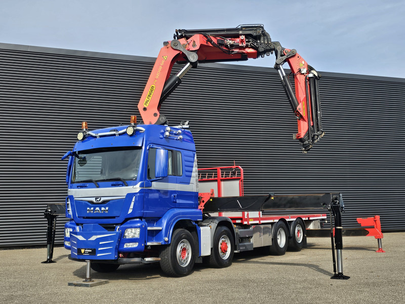 MAN TGS 35.500 8x4-6 / PALFINGER 92 t/m CRANE +JIB - Truk flatbed: gambar 4 MAN TGS 35.500 8x4-6 / PALFINGER 92 t/m CRANE +JIB - Truk flatbed: gambar 4