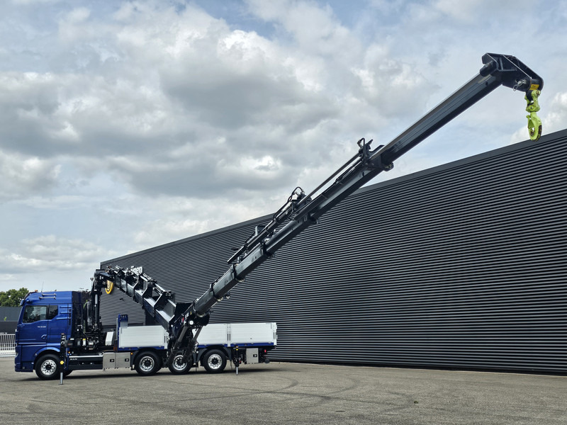 MAN TGX 35.580 / 8x4-4 / HIAB 50TM CRANE+ JIB - Truk flatbed, Truk derek: gambar 3 MAN TGX 35.580 / 8x4-4 / HIAB 50TM CRANE+ JIB - Truk flatbed, Truk derek: gambar 3