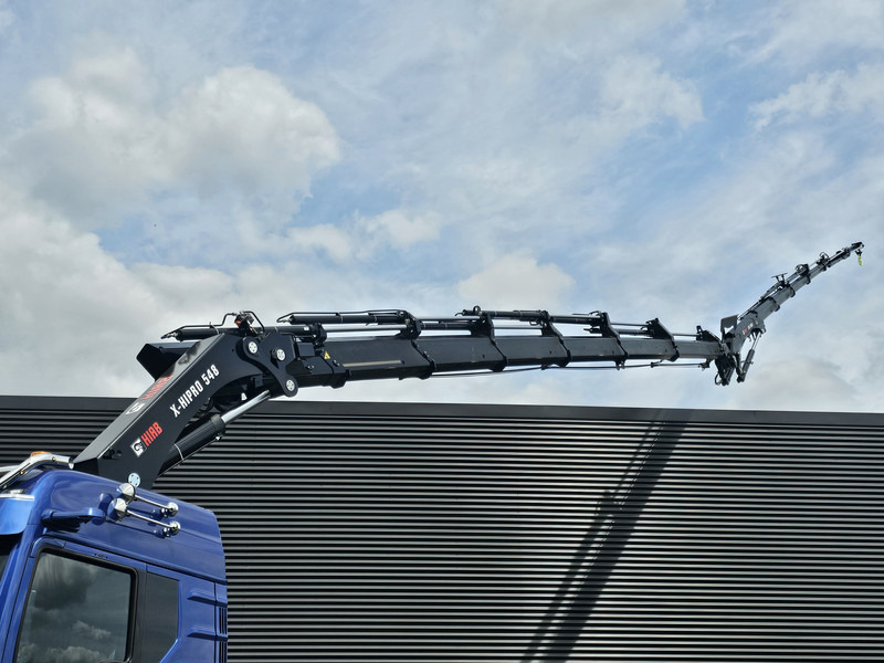 MAN TGX 35.580 / 8x4-4 / HIAB 50TM CRANE+ JIB - Truk flatbed, Truk derek: gambar 2 MAN TGX 35.580 / 8x4-4 / HIAB 50TM CRANE+ JIB - Truk flatbed, Truk derek: gambar 2