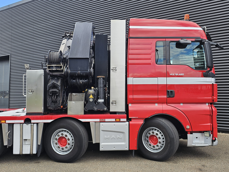 Truk derek MAN TGX 37.480 8x2-6 / HMF 85 t/m CRANE / KRAN: gambar 11