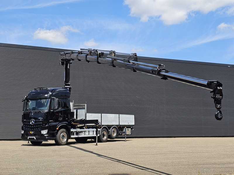 Mercedes-Benz Arocs 2545 6x2 / HMF 32 t/m CRANE / KRAN - Truk flatbed, Truk derek: gambar 4 Mercedes-Benz Arocs 2545 6x2 / HMF 32 t/m CRANE / KRAN - Truk flatbed, Truk derek: gambar 4
