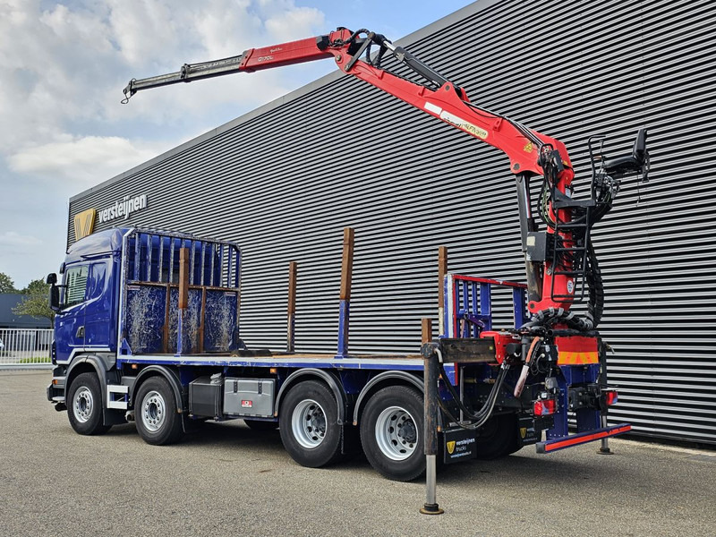 Scania G440 / RETARDER / 8x4 / PALFINGER-EPSILON CRANE - Truk flatbed, Truk derek: gambar 2 Scania G440 / RETARDER / 8x4 / PALFINGER-EPSILON CRANE - Truk flatbed, Truk derek: gambar 2