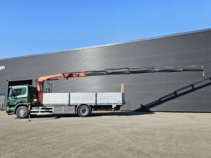 Scania P320 4x2 / PALFINGER PK14002 / CRANE/KRAN - Truk flatbed, Truk derek: gambar 3 Scania P320 4x2 / PALFINGER PK14002 / CRANE/KRAN - Truk flatbed, Truk derek: gambar 3