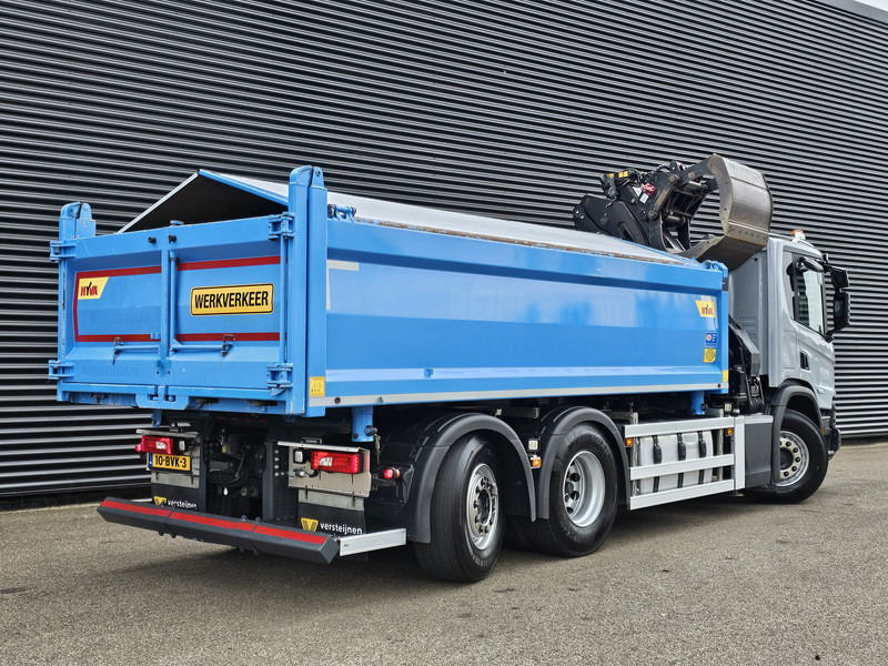 Scania P420 6x2-4 / HMF Z KRAAN / 2 KANTEN KIPPER - Truk jungkit, Truk derek: gambar 5 Scania P420 6x2-4 / HMF Z KRAAN / 2 KANTEN KIPPER - Truk jungkit, Truk derek: gambar 5