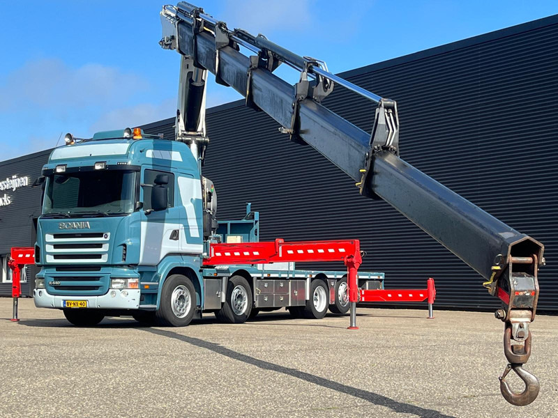 Scania R 440 8X2*6 / HMF THOR K6 - Truk flatbed, Truk derek: gambar 2 Scania R 440 8X2*6 / HMF THOR K6 - Truk flatbed, Truk derek: gambar 2