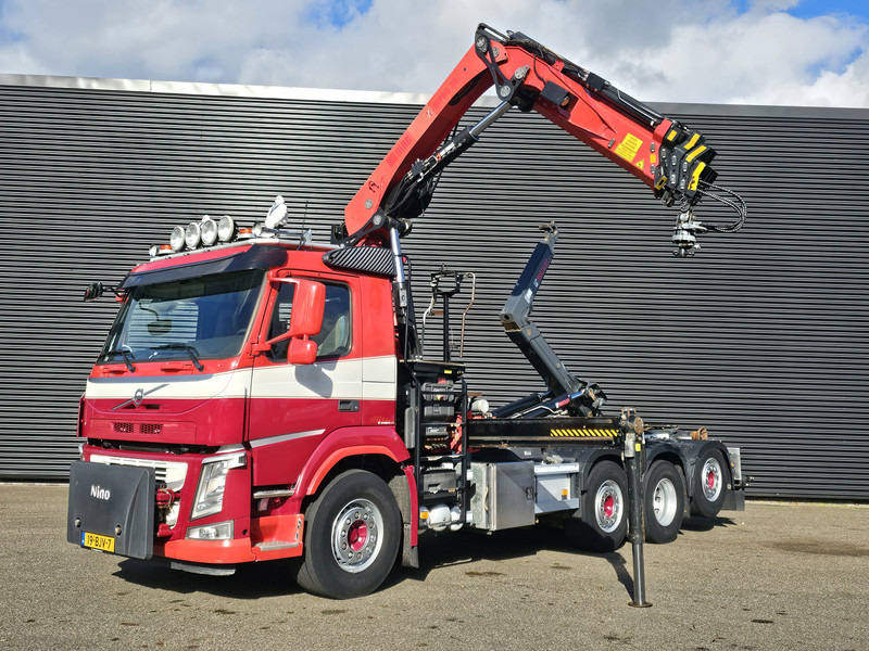 Volvo FM 420 8x2 / HIAB HOOKLIFT + 30 t/m CRANE - KRAN - Hook lift, Truk derek: gambar 4 Volvo FM 420 8x2 / HIAB HOOKLIFT + 30 t/m CRANE - KRAN - Hook lift, Truk derek: gambar 4