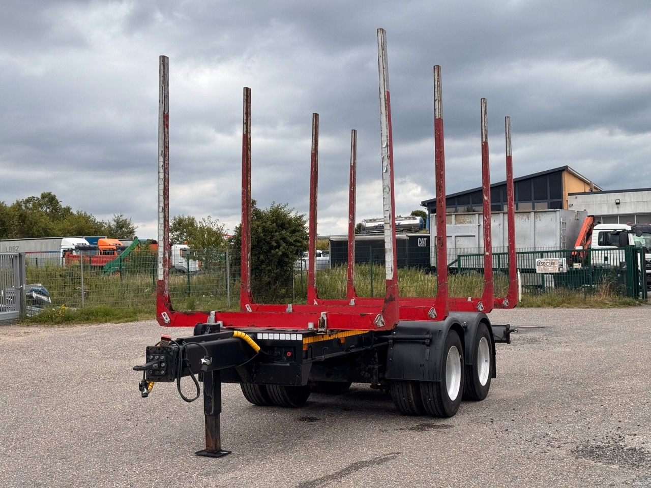 Goldhofer Glogger 2 Achser 14,5 m 18 to. Holztransporter - Trailer pengangkut kayu: gambar 3 Goldhofer Glogger 2 Achser 14,5 m 18 to. Holztransporter - Trailer pengangkut kayu: gambar 3