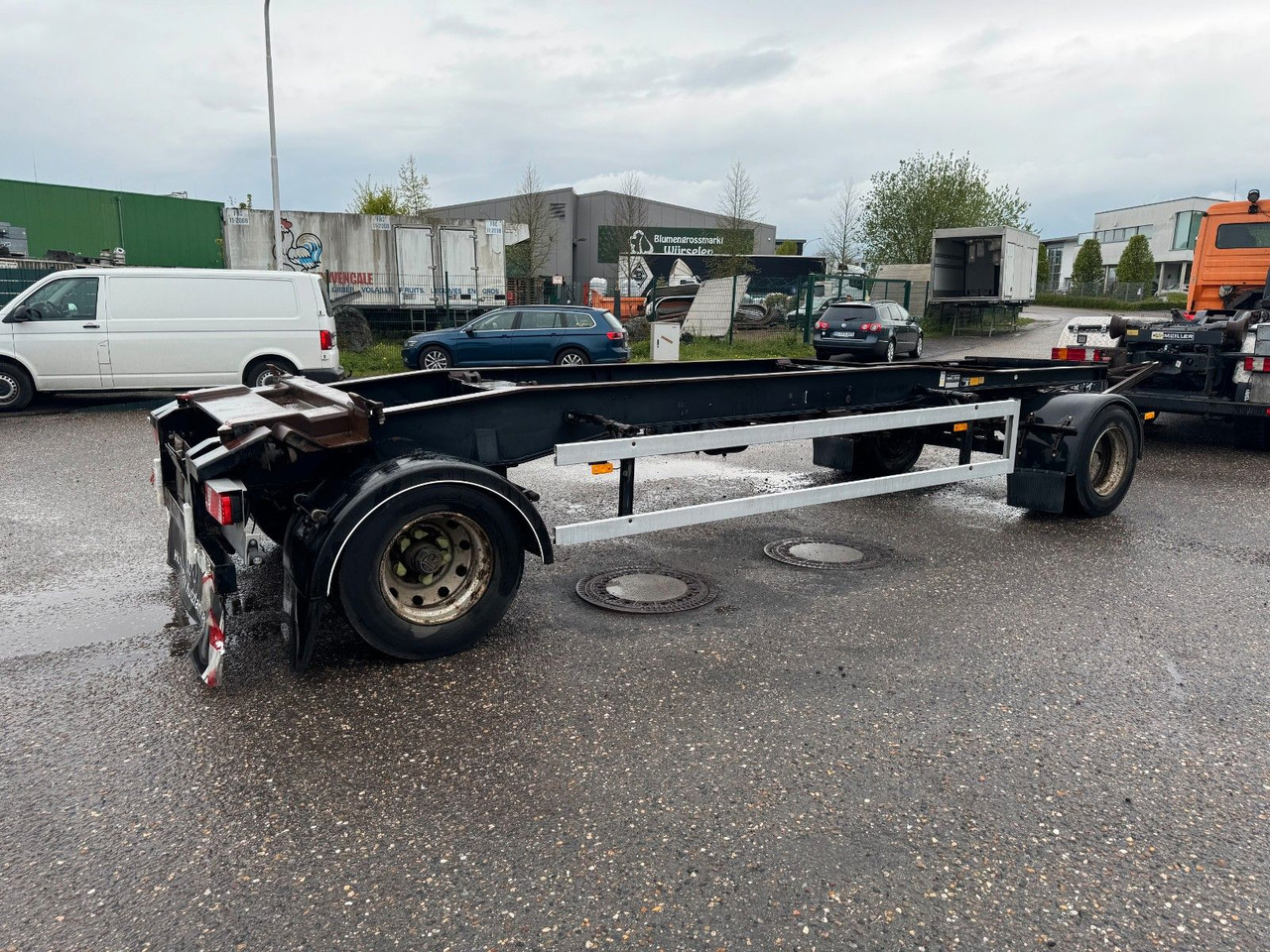 Leasing  Hüffermann 2 Achs Abrollanhänger mit Schlitten Hüffermann 2 Achs Abrollanhänger mit Schlitten: gambar 7