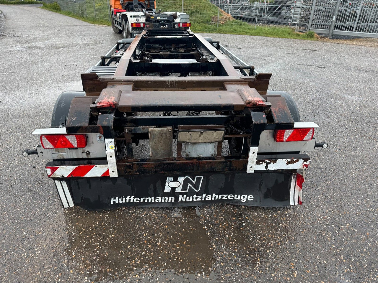 Leasing  Hüffermann 2 Achs Abrollanhänger mit Schlitten Hüffermann 2 Achs Abrollanhänger mit Schlitten: gambar 6