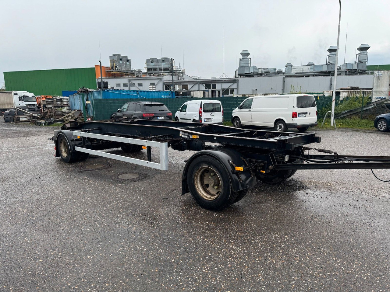 Leasing  Hüffermann 2 Achs Abrollanhänger mit Schlitten Hüffermann 2 Achs Abrollanhänger mit Schlitten: gambar 8