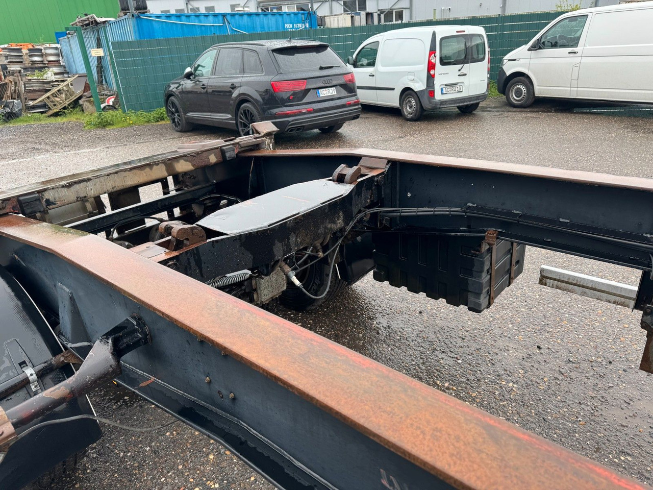 Leasing  Hüffermann 2 Achs Abrollanhänger mit Schlitten Hüffermann 2 Achs Abrollanhänger mit Schlitten: gambar 10