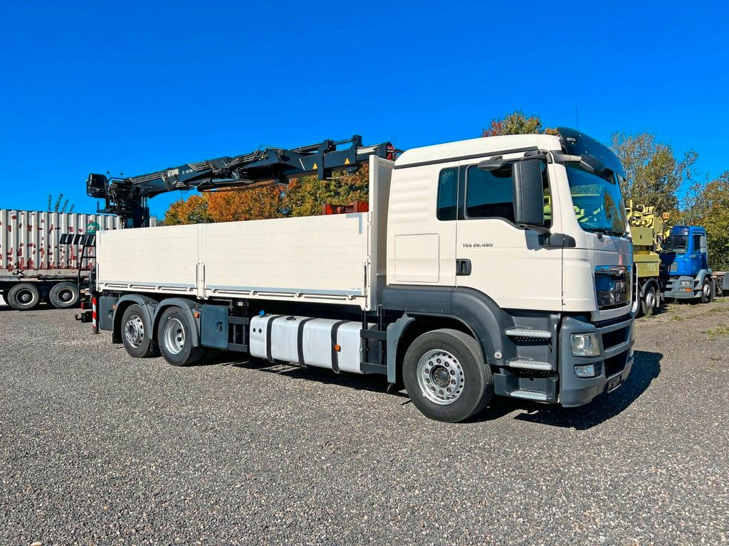 Truk derek, Truk flatbed MAN 26.480 6X2 Baustoff mit Kran HIAB Top Zustand MAN 26.480 6X2 Baustoff mit Kran HIAB Top Zustand: gambar 10 Truk derek, Truk flatbed MAN 26.480 6X2 Baustoff mit Kran HIAB Top Zustand MAN 26.480 6X2 Baustoff mit Kran HIAB Top Zustand: gambar 10