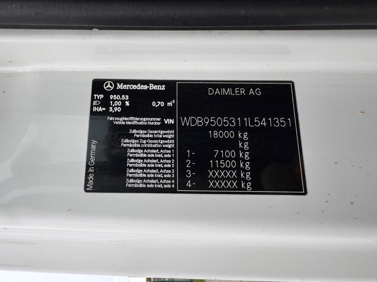 Mercedes-Benz 1833 4X2 Meiller Tele Absetzkipper - Truk jungkit: gambar 3 Mercedes-Benz 1833 4X2 Meiller Tele Absetzkipper - Truk jungkit: gambar 3