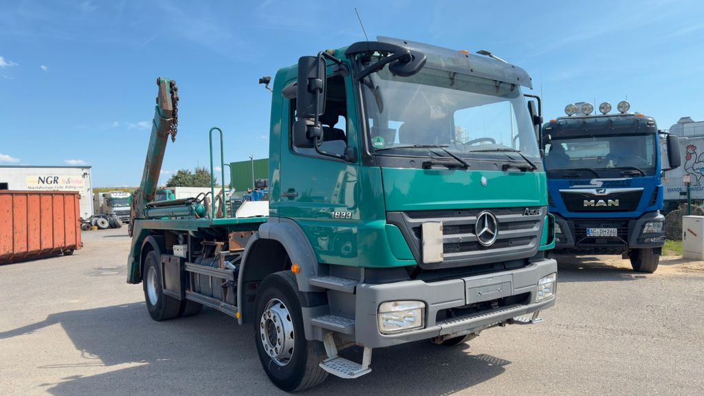 Truk skip loader Mercedes-Benz 1833  4x2 Meiller AK 12 | Klima | Guter Zustand: gambar 11