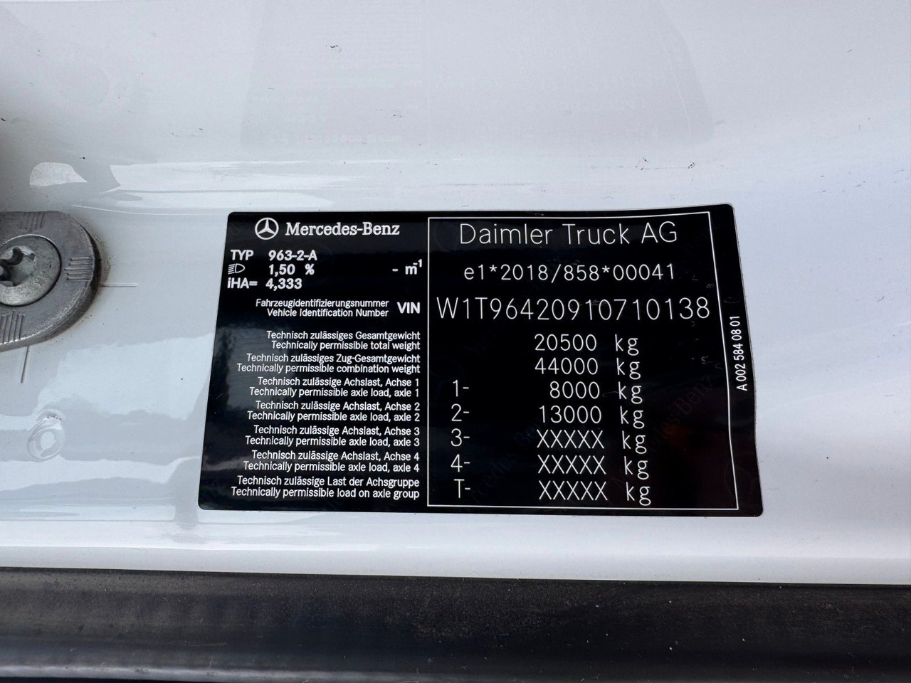 Mercedes-Benz 1840 2140 4X2 Kipper % Kran mit Funk Top Zust. - Truk jungkit: gambar 3 Mercedes-Benz 1840 2140 4X2 Kipper % Kran mit Funk Top Zust. - Truk jungkit: gambar 3