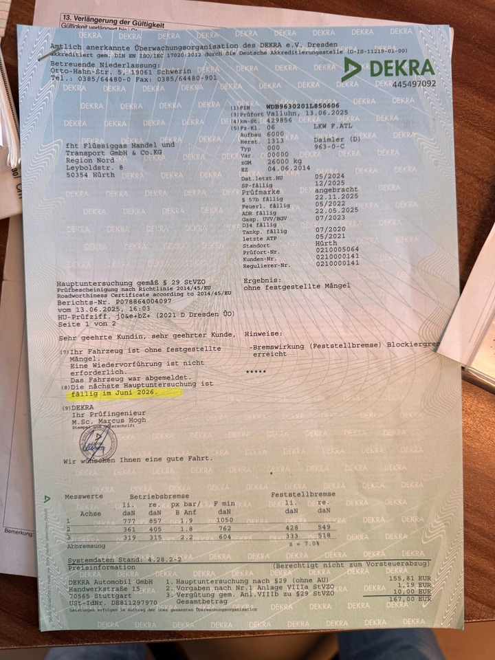 Mercedes-Benz 2536 ADR Valid & kipphydraulik für Gastank - Truk tangki: gambar 4 Mercedes-Benz 2536 ADR Valid & kipphydraulik für Gastank - Truk tangki: gambar 4