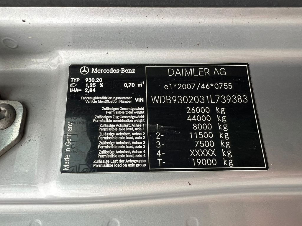 Mercedes-Benz 2544 6X2 VDL Abroller Klima & Retarder - Hook lift: gambar 2 Mercedes-Benz 2544 6X2 VDL Abroller Klima & Retarder - Hook lift: gambar 2