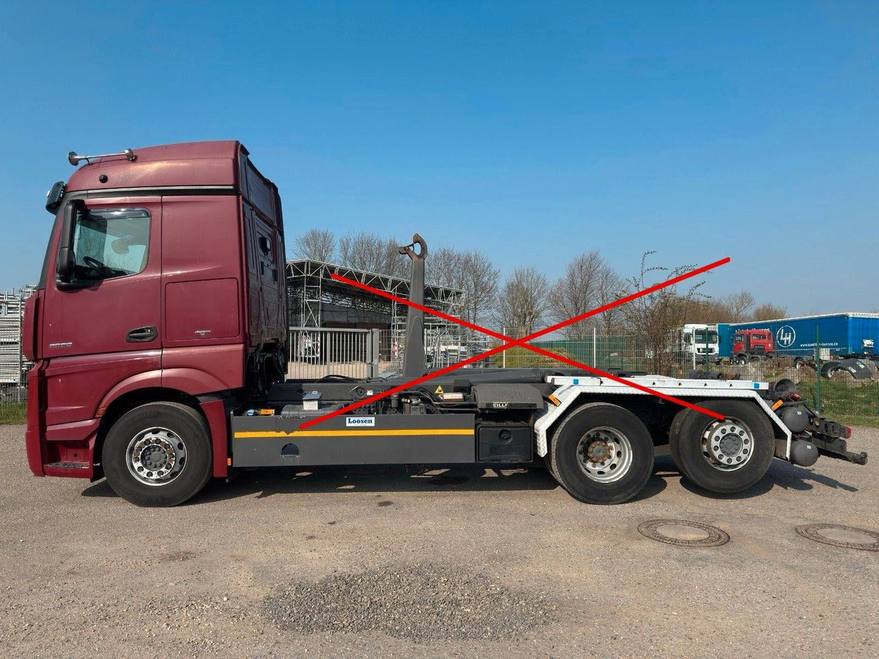 Mercedes-Benz 2558 6x2 Fahrgestell Chassis | Retarder | Klima - Truk sasis: gambar 4 Mercedes-Benz 2558 6x2 Fahrgestell Chassis | Retarder | Klima - Truk sasis: gambar 4