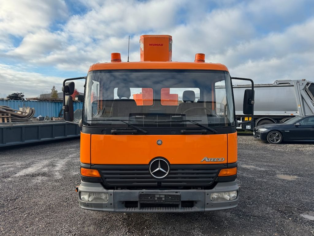 Platform udara yang dipasang di truk, Van pengiriman Mercedes-Benz 815 4x2 Hubarbeitsbühne Wumag  170 high 17 m: gambar 13