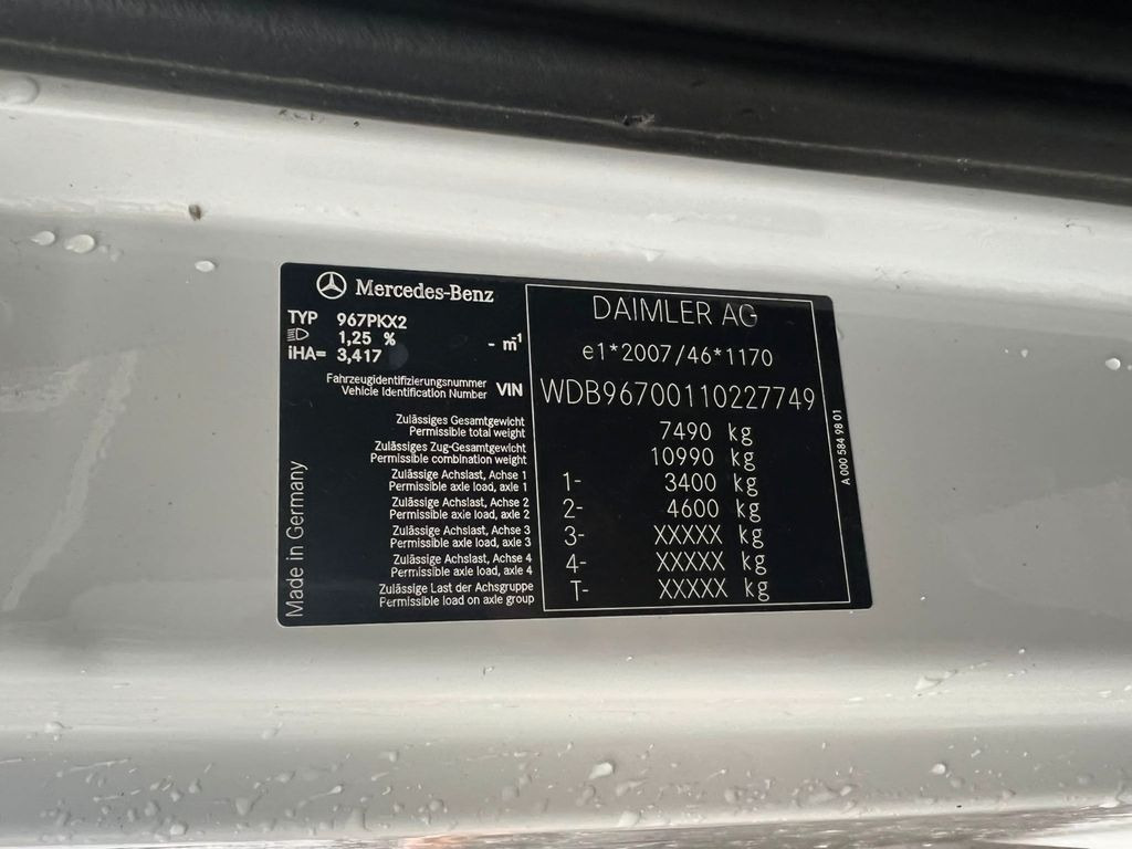 Mercedes-Benz 816 4X2 mit neuem Hyva Abroller Funk - Hook lift: gambar 2 Mercedes-Benz 816 4X2 mit neuem Hyva Abroller Funk - Hook lift: gambar 2