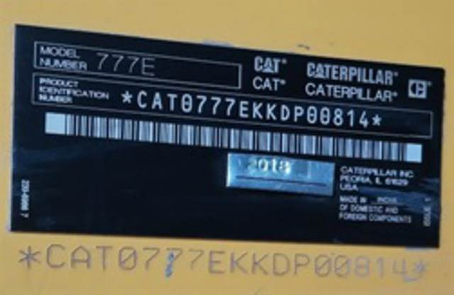 CAT 777E - Truk batu/ Dumper iebes: gambar 4 CAT 777E - Truk batu/ Dumper iebes: gambar 4