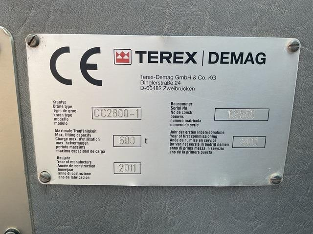Terex Demag CC2800-1 - Derek perayap: gambar 5 Terex Demag CC2800-1 - Derek perayap: gambar 5