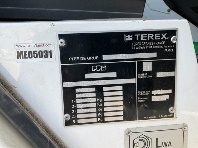 Terex AC60/3 - Derek semua medan: gambar 5 Terex AC60/3 - Derek semua medan: gambar 5