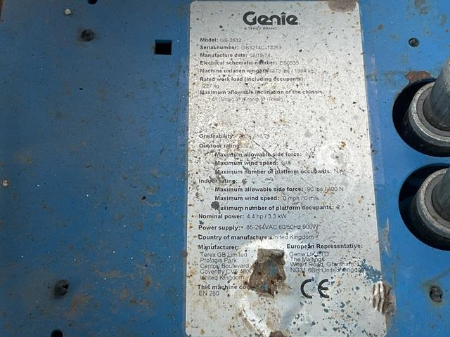 Genie GS2632 - Scissor lifts: gambar 5 Genie GS2632 - Scissor lifts: gambar 5