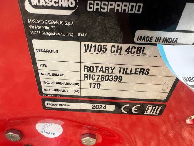 Maschio Gaspardo W105 CH 4CBL - Rotavator: gambar 5 Maschio Gaspardo W105 CH 4CBL - Rotavator: gambar 5