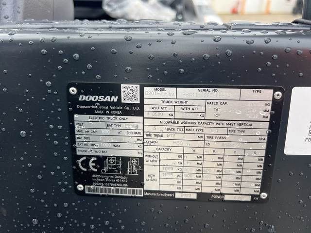 Doosan B20T-7 PLUS - Forklift listrik: gambar 5 Doosan B20T-7 PLUS - Forklift listrik: gambar 5