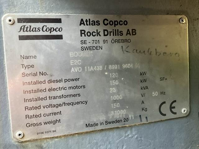 Atlas Copco E2C - Mesin pertambangan: gambar 5 Atlas Copco E2C - Mesin pertambangan: gambar 5