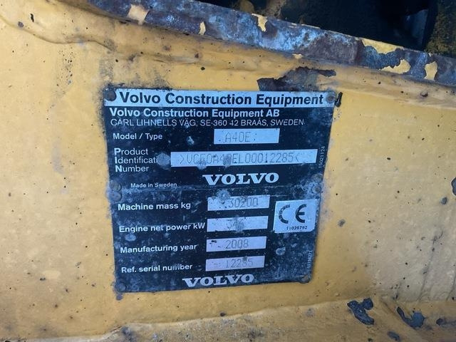 Volvo A40E - Tempat sampah artikulasi: gambar 5 Volvo A40E - Tempat sampah artikulasi: gambar 5