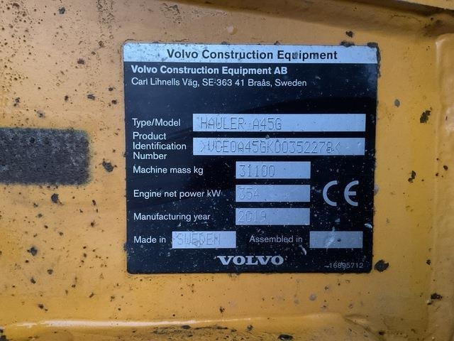 Volvo A45G - Tempat sampah artikulasi: gambar 5 Volvo A45G - Tempat sampah artikulasi: gambar 5